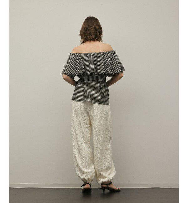 Diagram「【スタイリスト木津明子さんインスタライブ紹介】チェックケープブラウス」|シャツ・ブラウス|