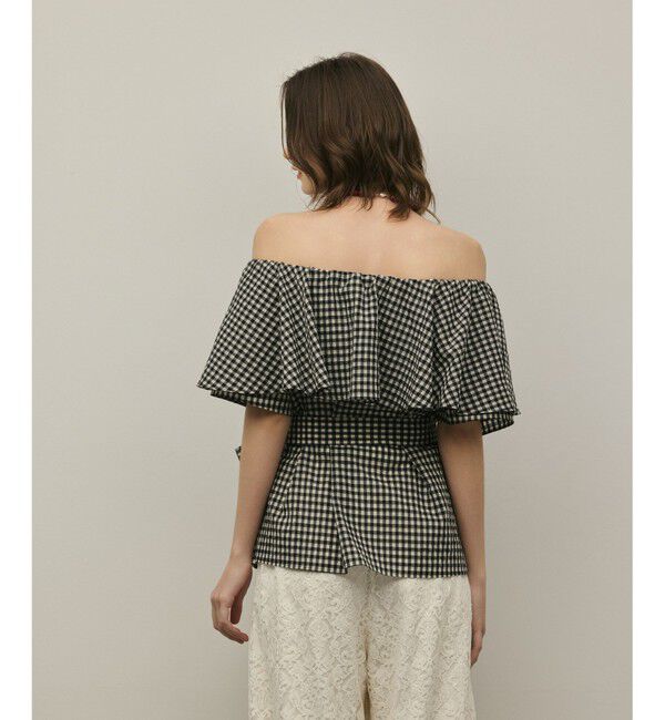Diagram「【スタイリスト木津明子さんインスタライブ紹介】チェックケープブラウス」|シャツ・ブラウス|