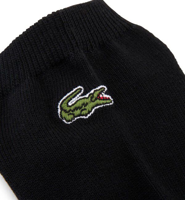LACOSTE「足底パイル ロゴ スニーカー丈ソックス」|ソックス|
