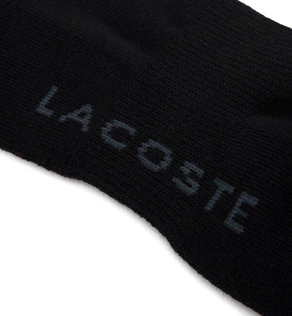 LACOSTE「足底パイル ロゴ スニーカー丈ソックス」|ソックス|