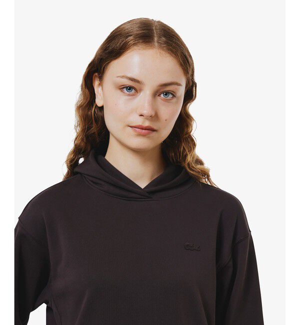 LACOSTE「裏パイルスウェットフーディー」|パーカー|