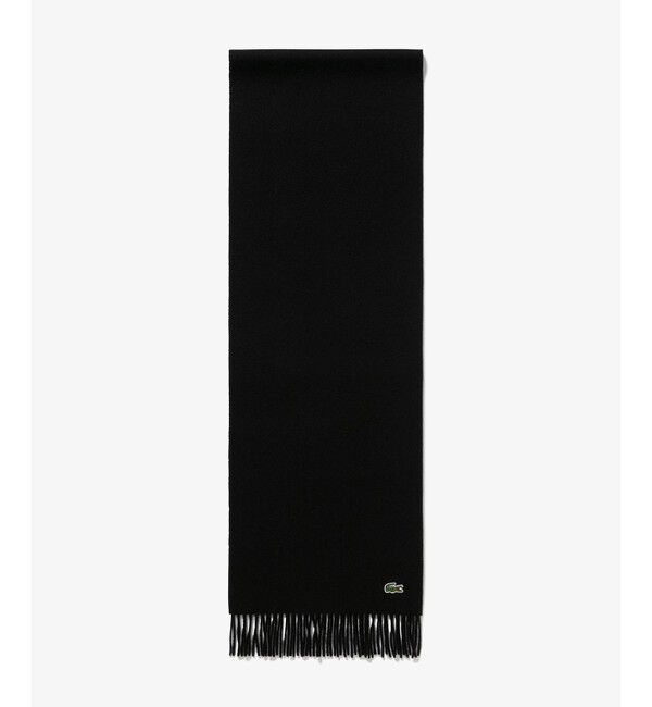 LACOSTE「ホワイトカシミヤマフラー」|マフラー|