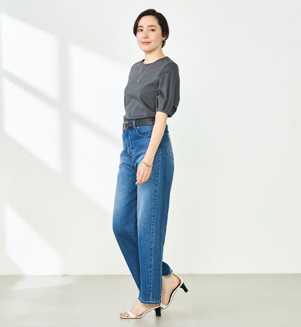 NOLLEY'S「高機能 LA＋スムース5分袖プルオーバーカットソー」|Tシャツ・カットソー|