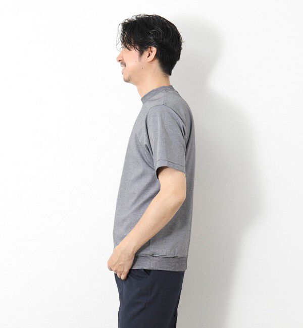 NOLLEY'S goodman「《ビジカジ対応》セミシルケットスムース ボーダードレスTシャツ 25SS」|Tシャツ・カットソー|