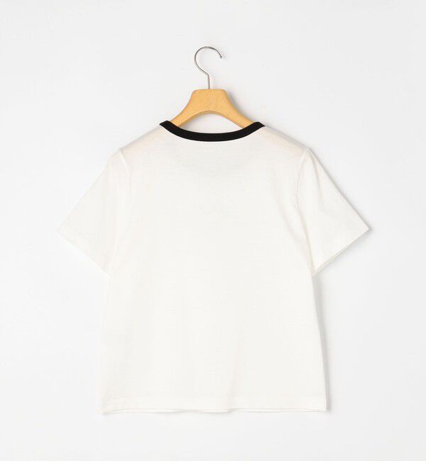 NOLLEY'S sophi「シルケット天竺衿配色ロゴTシャツ」|Tシャツ・カットソー|