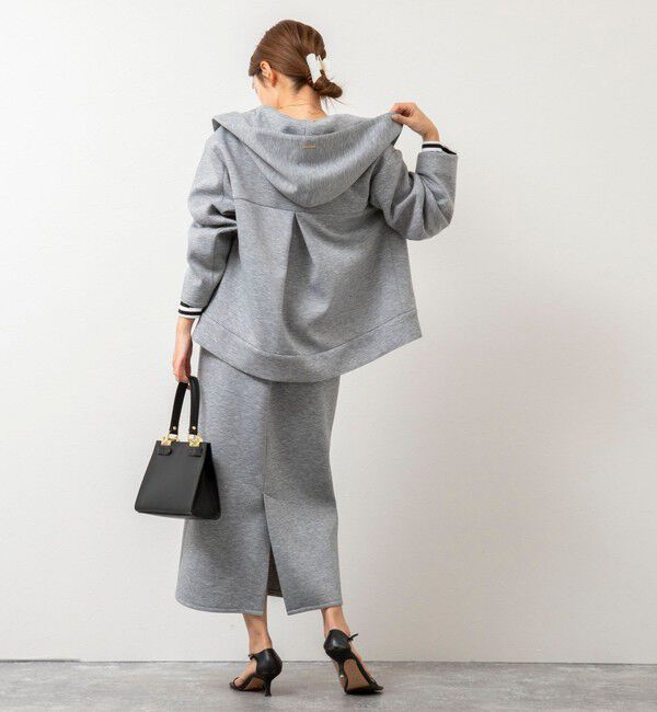 NOLLEY'S「【追加】ウォッシャブルエアボールフードブルゾン」|ブルゾン・スタジャン|