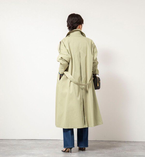 NOLLEY'S「NMPウォッシャブルロングトレンチコート」|トレンチコート|
