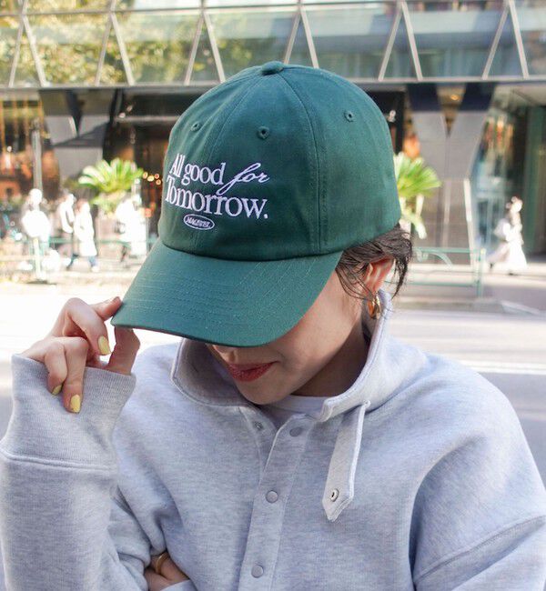 MAQWEL「【MAQWEL/マクウェル】AgfT CAP」|キャップ・キャスケット|ダークグリーン