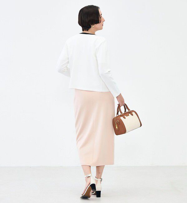 NOLLEY'S sophi「《アンサンブル対応》 《手洗い可能》マルチファンクションクルーネックカーディガン」|カーディガン|