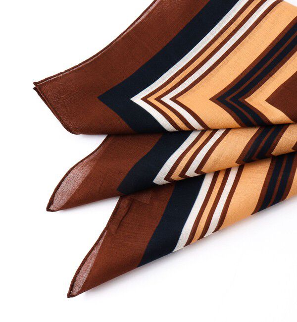 NOLLEY'S goodman「EMME EFFE フレームプリントバンダナスカーフ」|バンダナ・スカーフ|