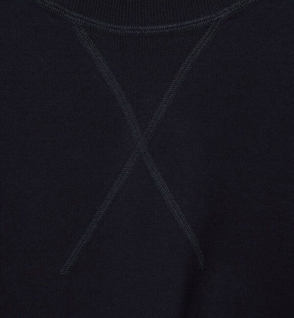 Rie Miller「《手洗い可能》トレーナー風プルオーバーサイドZIP」|ニット・セーター|