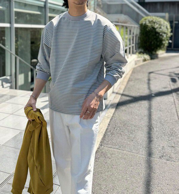 NOLLEY'S goodman「シルケットボーダーロンＴ 26SS」|Tシャツ・カットソー|