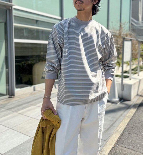 NOLLEY'S goodman「シルケットボーダーロンＴ 26SS」|Tシャツ・カットソー|