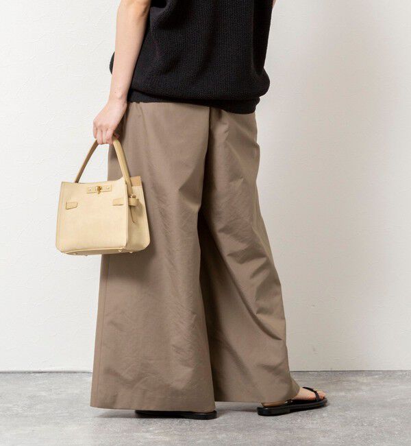 NOLLEY'S「ウォッシャブルエクセルテックタンブラー2タックワイドパンツ」|その他|