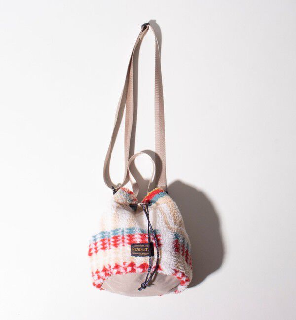 GLOSTER「【PENDLETON/ペンドルトン】別注HARDING ボアミニショルダー 巾着ショルダー 2WAY」|ショルダー・メッセンジャー|