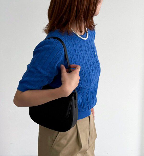 fredy emue「FR刺繍ケーブル柄ポケ付きプルオーバー」|ニット・セーター|