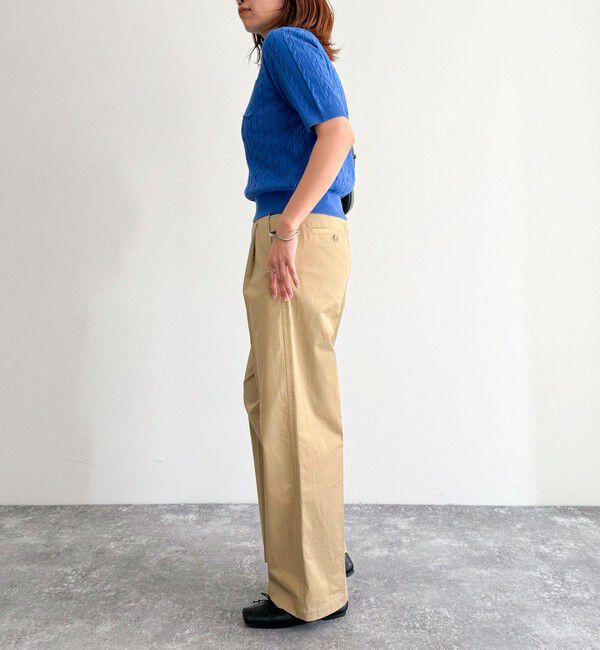 fredy emue「FR刺繍ケーブル柄ポケ付きプルオーバー」|ニット・セーター|