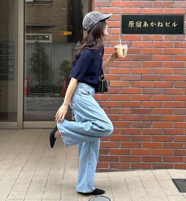 fredy emue「FR刺繍ケーブル柄ポケ付きプルオーバー」|ニット・セーター|