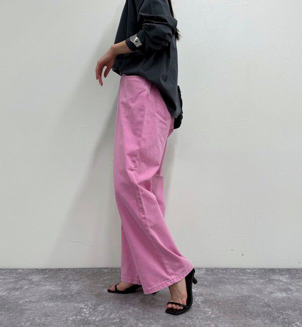 fredy emue「ブリーチデニム５ポケイージーパンツ」|デニム|