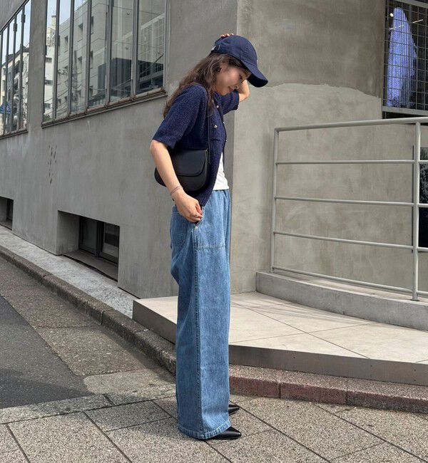 fredy emue「ライトオンスデニムベイカーイージーパンツ」|デニム|