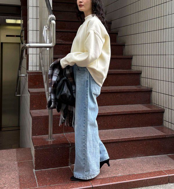 fredy emue「両面起毛モックネックスウェットプルオーバー」|スウェット・ジャージ|