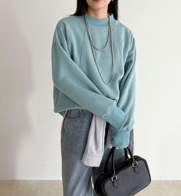 fredy emue「両面起毛モックネックスウェットプルオーバー」|スウェット・ジャージ|