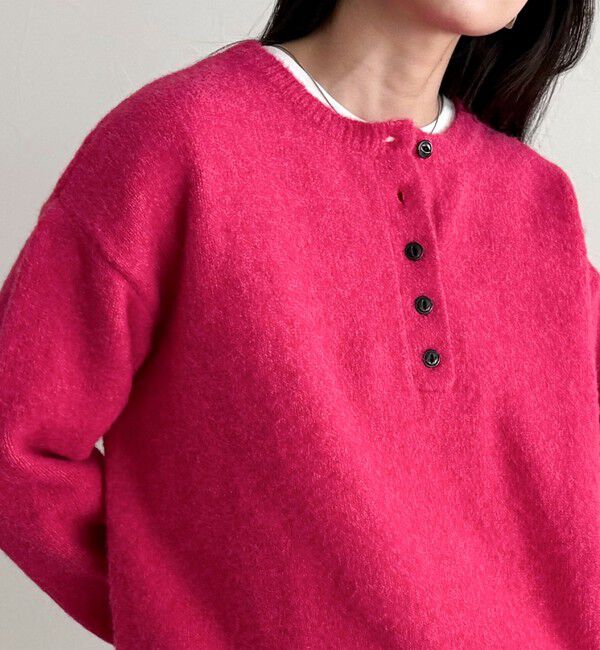 fredy emue「ヘンリーネックニットプルオーバー」|ニット・セーター|