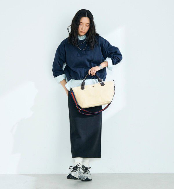 fredy emue「FRレザーハンドルキャンバストートバッグ」|ショルダー・メッセンジャー|