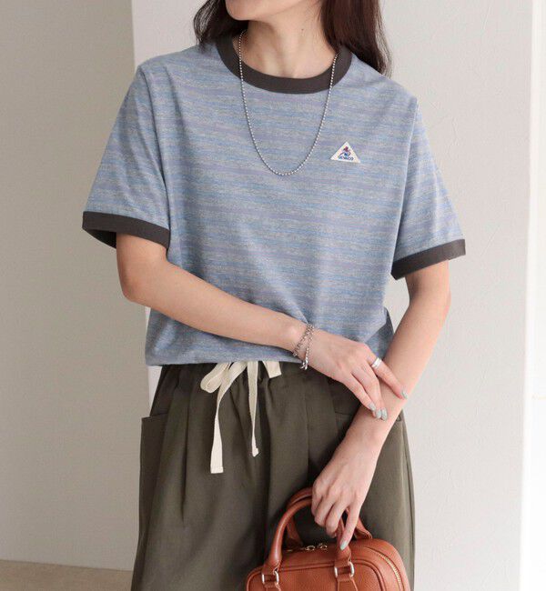 fredy emue「【GEVACO/ゲバコ】別注リンガー半袖Tシャツ」|Tシャツ・カットソー|グレー系その他