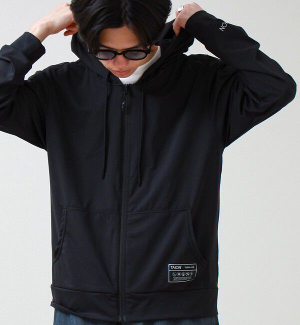 GLOSTER「【TAION/タイオン】UV DRY RASH GUARD ZIP PK」|パーカー|