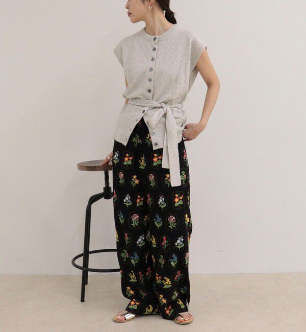 fredy emue「ベルト付きニットベスト」|ベスト・ジレ|