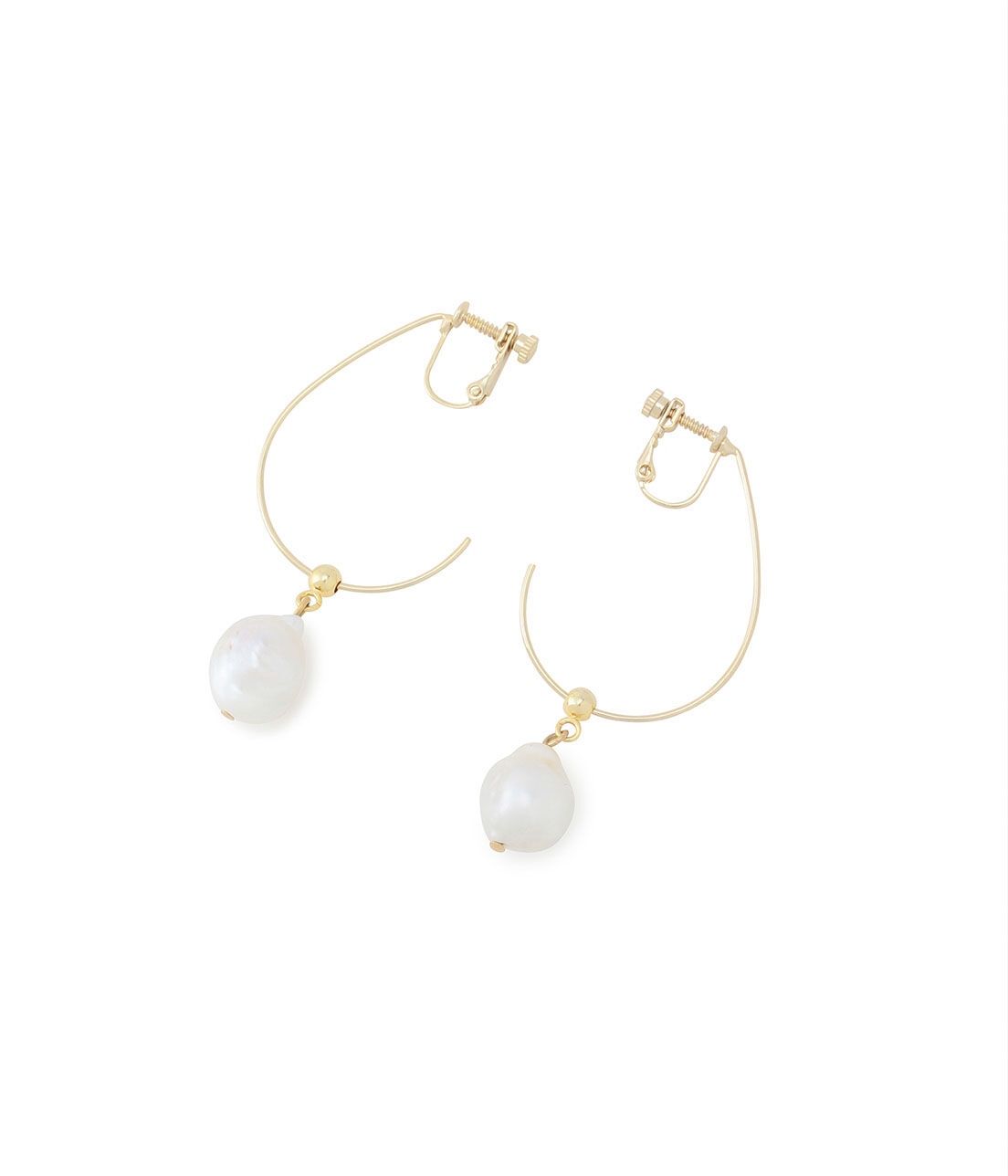 SALON adam et rope'「【SALONオリジナルBOX付き】14KGFドロップイヤリング」|イヤリング|