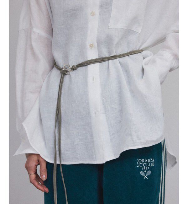 SALON adam et rope'「【AXEP（アクセップ）】mini buckle silver」|ベルト|