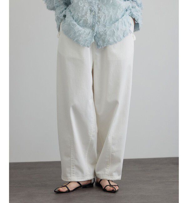 SALON adam et rope'「【WEB限定】ブロークンツイルミリタリータックカーゴパンツ」|カーゴ|