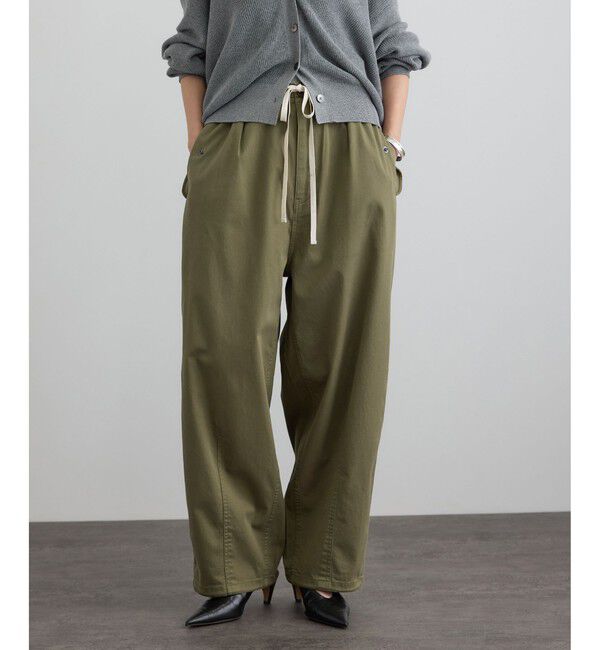 SALON adam et rope'「【WEB限定】ブロークンツイルミリタリータックカーゴパンツ」|カーゴ|