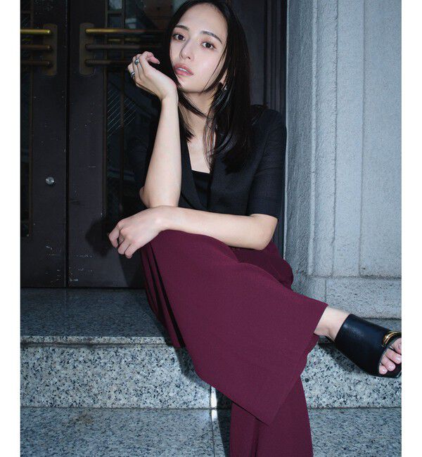 ROPE「リネンライク ベルテッドジャケット/セットアップ対応」|テーラードジャケット|