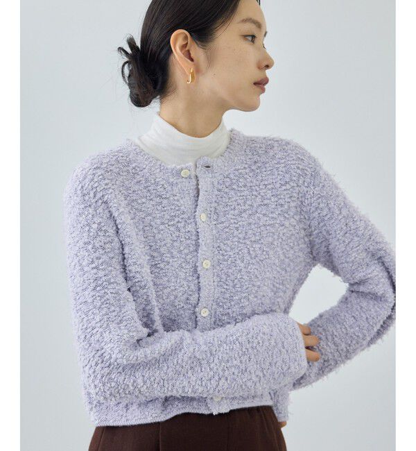 ROPE「【COOHEM(コーヘン)】 COTTON FANCY YARN KNIT CARDIGAN」|カーディガン|