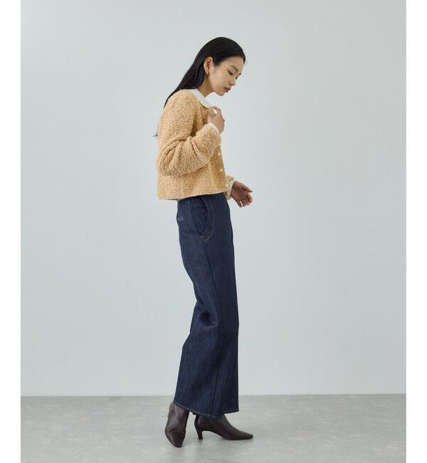 ROPE「【COOHEM(コーヘン)】 COTTON FANCY YARN KNIT CARDIGAN」|カーディガン|