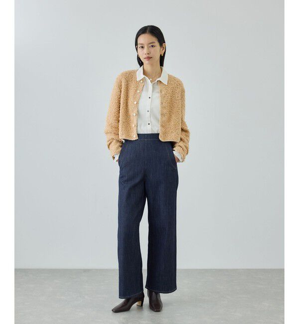 ROPE「【COOHEM(コーヘン)】 COTTON FANCY YARN KNIT CARDIGAN」|カーディガン|