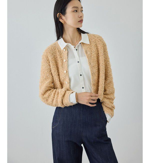 ROPE「【COOHEM(コーヘン)】 COTTON FANCY YARN KNIT CARDIGAN」|カーディガン|