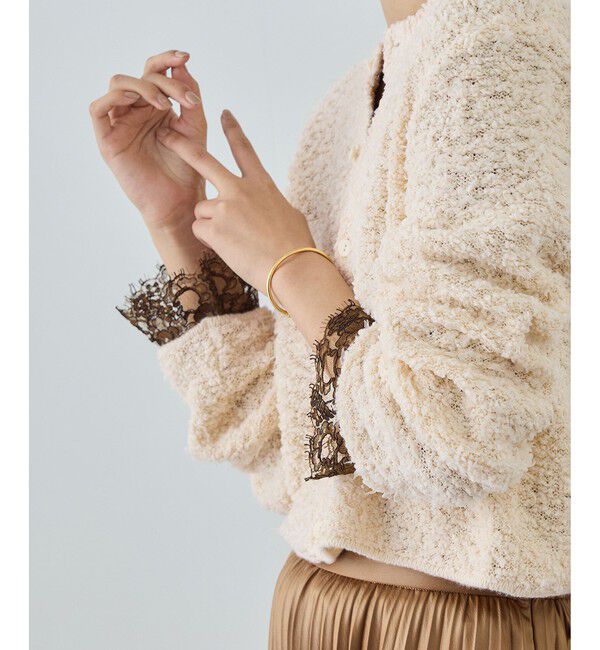 ROPE「【COOHEM(コーヘン)】 COTTON FANCY YARN KNIT CARDIGAN」|カーディガン|