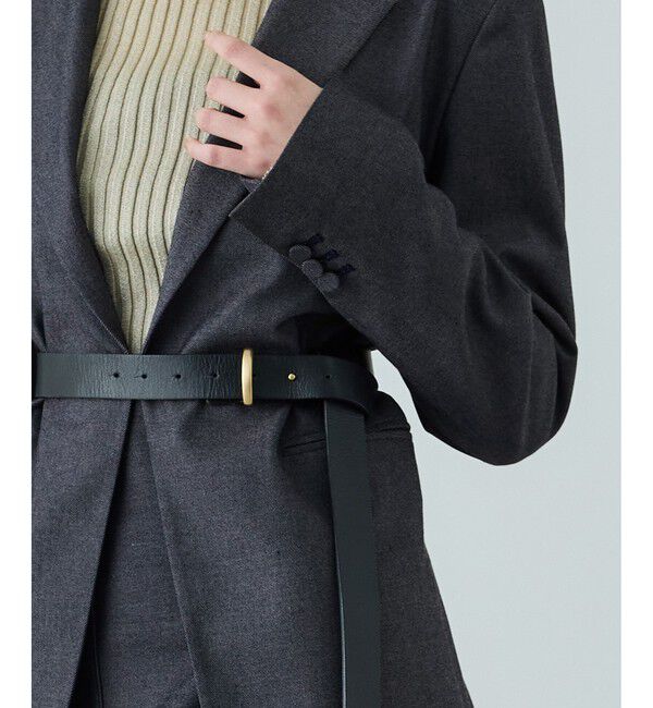 ROPE「トリアセツイル シングルテーラードジャケット(デニムライク)/セットアップ対応」|テーラードジャケット|