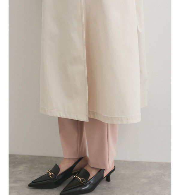 VIS「【定番人気】【撥水/UVケア】後ろタックトレンチコート スプリングコート」|トレンチコート|