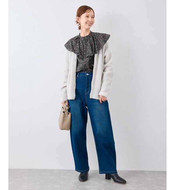 Rope&rsquo;Picnic「フリルカラーブラウス」|シャツ・ブラウス|