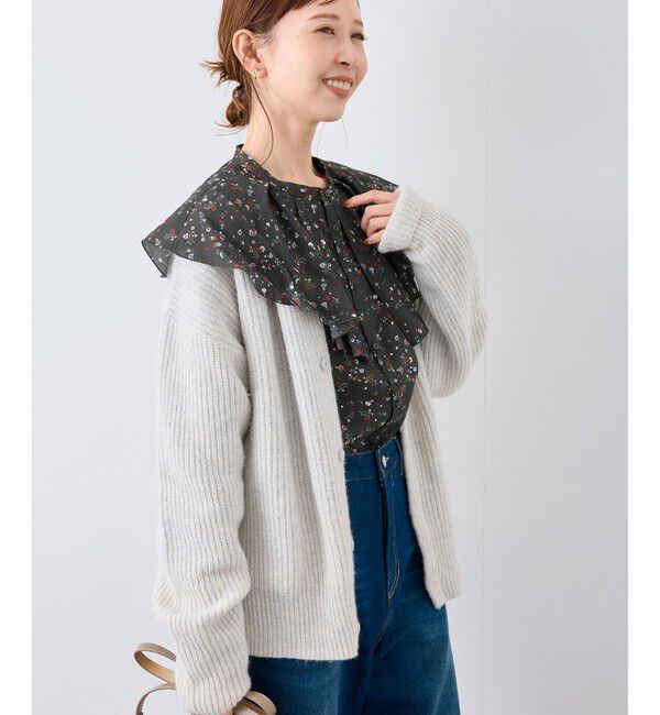 Rope&rsquo;Picnic「フリルカラーブラウス」|シャツ・ブラウス|