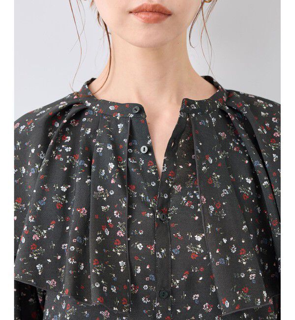 Rope&rsquo;Picnic「フリルカラーブラウス」|シャツ・ブラウス|