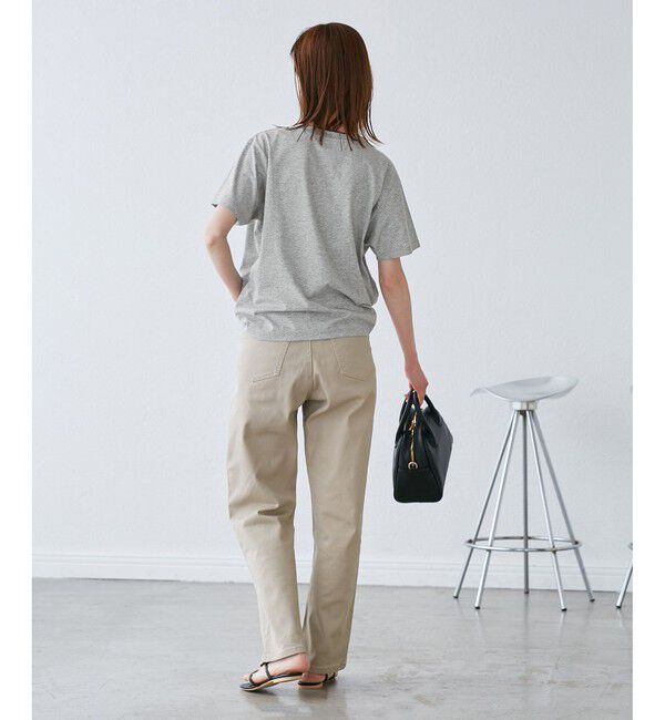 Rope&rsquo;Picnic「【UVカット・汗染み加工・接触冷感】手描き風ロゴプリントTシャツ」|Tシャツ・カットソー|