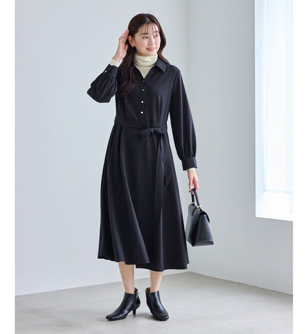 Rope&rsquo;Picnic「リボンシャツワンピース」|ワンピース|