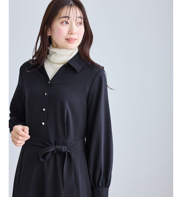 Rope&rsquo;Picnic「リボンシャツワンピース」|ワンピース|