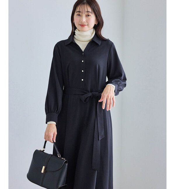 Rope&rsquo;Picnic「リボンシャツワンピース」|ワンピース|